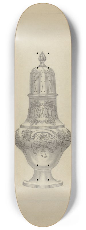 Hans Westendorff - Silver Caster 8.25 inch art skate deck