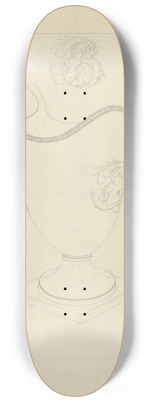 Hans Westendorff - Silver Cream Pitcher 8.25 inch art skate deck