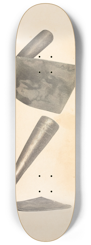 Harley Kempter - Amana Dough Trough Scrapers 8.25 inch art skate deck