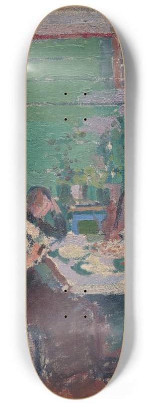 Harold Gilman - Interior Scene, Possibly in Norway 8.25 inch art skate deck