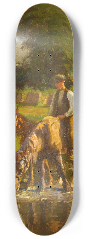 Harold Harvey - The watering place 8.25 inch art skate deck