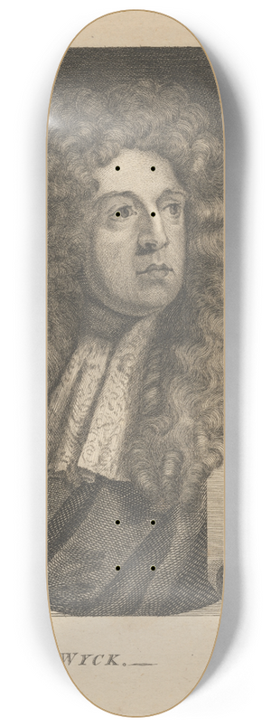 Alexander Bannerman - John Wyck and Thomas Wyck 8.25 inch art skate deck