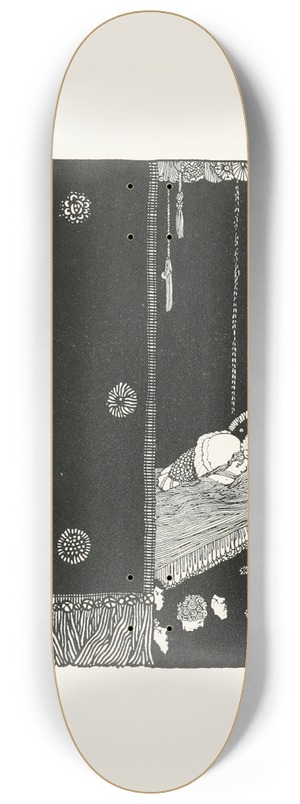 Harry Clarke - The sleeping beauty in the wood 8.25 inch art skate deck