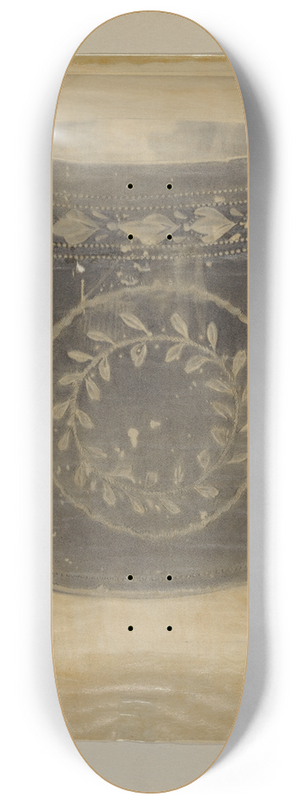 Harry Goodman - Enameled Pewter Beaker 8.25 inch art skate deck