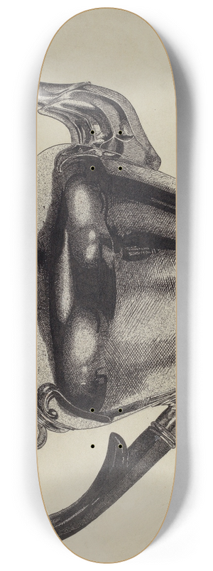 Harry Goodman - Pewter Teapot 8.25 inch art skate deck