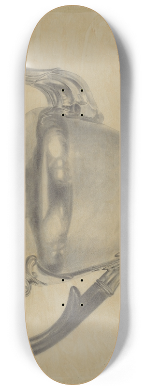Harry Goodman - Pewter Teapot 8.25 inch art skate deck