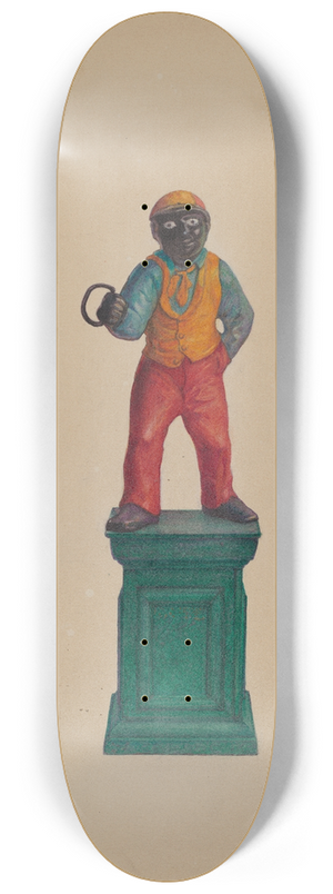 Harry Jennings - Iron Hitching Post 8.25 inch art skate deck