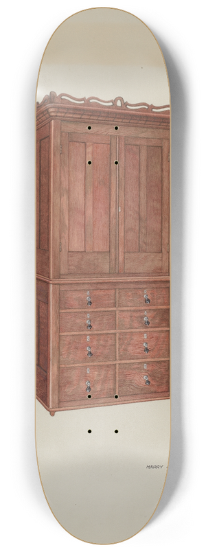 Harry Mann Waddell - Cabinet 8.25 inch art skate deck