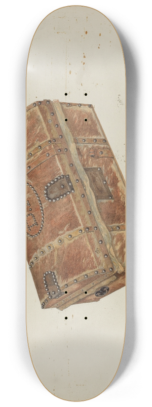 Harry Mann Waddell - Cowhide Trunk 8.25 inch art skate deck