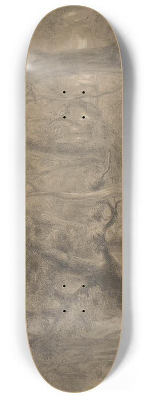 Heinrich Dreber - Waldinneres 8.25 inch art skate deck