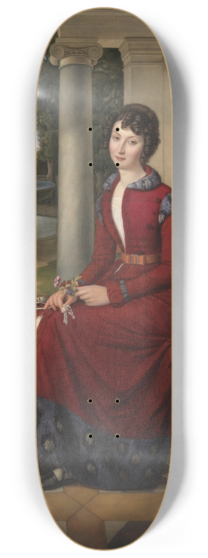 Heinrich Maria Von Hess - Marchesa Marianna Florenzi 8.25 inch art skate deck