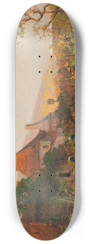 Heinrich Tomec - Partie in der Wachau 8.25 inch art skate deck
