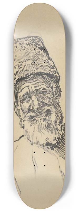 Heinrich Vogeler - Russian fisherman 8.25 inch art skate deck