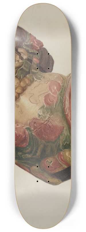 Helen E. Gilman - Figurehead 8.25 inch art skate deck