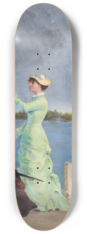 Helene Schjerfbeck - On The Jetty 8.25 inch art skate deck