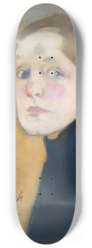 Helene Schjerfbeck - Self-Portrait 8.25 inch art skate deck