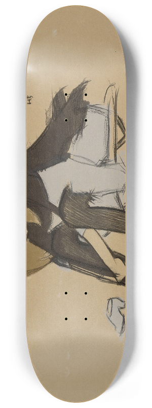 Helene Schjerfbeck - Silk Shoes 8.25 inch art skate deck