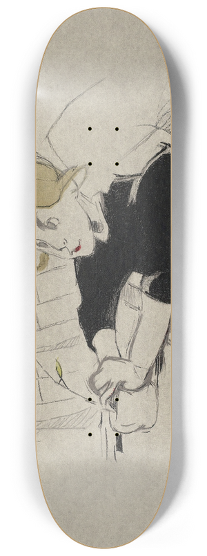 Helene Schjerfbeck - The Convalescent 8.25 inch art skate deck