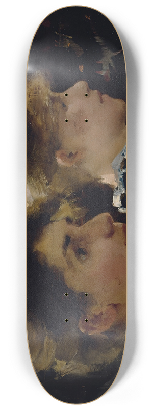 Helene Schjerfbeck - Two Profiles (Marianne Preindlsberger In Front) 8.25 inch art skate deck