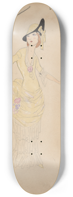 Helen Marguerite O'Kane - Bertha 8.25 inch art skate deck