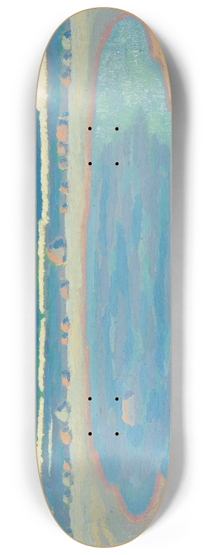 Helge Johansson - Beach land 8.25 inch art skate deck