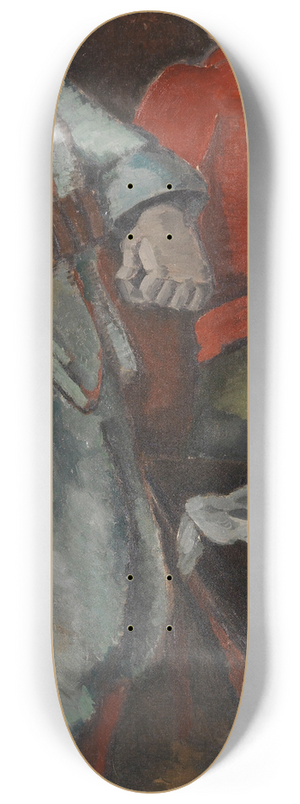 Helmut Kolle - Zwei Soldaten 8.25 inch art skate deck