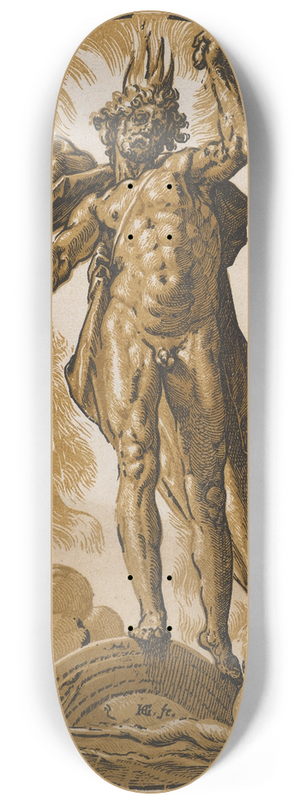 Hendrick Goltzius - Helios 8.25 inch art skate deck
