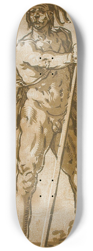 Hendrick Goltzius - Mars 8.25 inch art skate deck