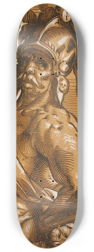 Hendrick Goltzius - Mars 8.25 inch art skate deck