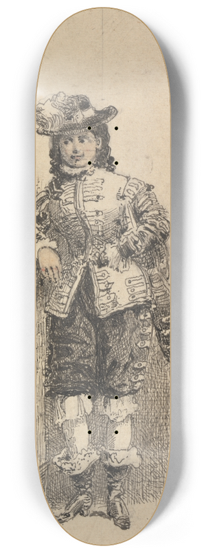 George Augustus Sala - Young Cavalier 8.25 inch art skate deck George Augustus Sala - Young Cavalier 8.25 inch art skate deck