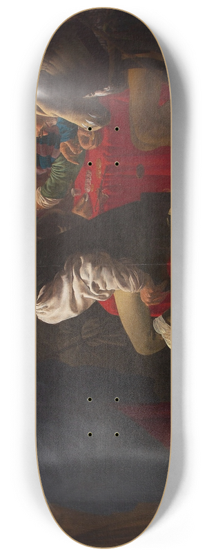 Hendrick Ter Brugghen - Calling of Saint Matthew 8.25 inch art skate deck