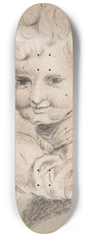 Hendrik Krock - Barnestudie, hoved og overkrop 8.25 inch art skate deck