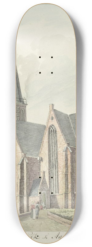 Hendrik Tavenier - Kerk te Aalsmeer 8.25 inch art skate deck