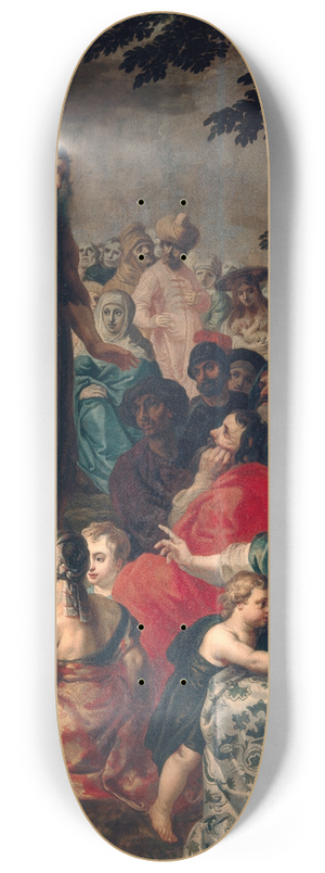 Hendrik van Balen - John the Baptist Preaching 8.25 inch art skate deck