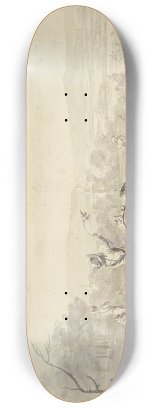 Hendrik Verschuring - Heron hawking 8.25 inch art skate deck