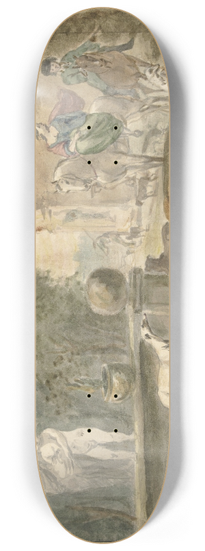 Hendrik Verschuring - Jachttafereel 8.25 inch art skate deck