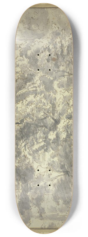 Hendrik Verschuring - Tree section by the water 8.25 inch art skate deck