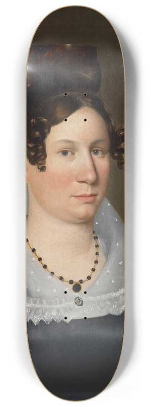 Alexander Bradford - Portrait of Mrs. John H. Sanders 8.25 inch art skate deck