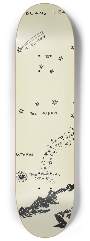 Hendrik Willem Van Loon - What the Chaldeans learned about the heavens 8.25 inch art skate deck