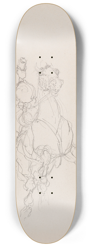 Henri de Toulouse-Lautrec - Amazone 8.25 inch art skate deck
