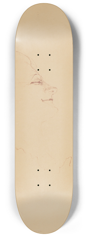Henri de Toulouse-Lautrec - Yvette Guilbert pl 6 8.25 inch art skate deck