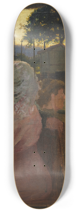 Henri-Edmond Cross - On the River 8.25 inch art skate deck