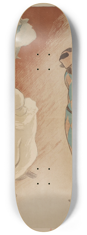 Henri-Gabriel Ibels - Salon des Cent 8.25 inch art skate deck