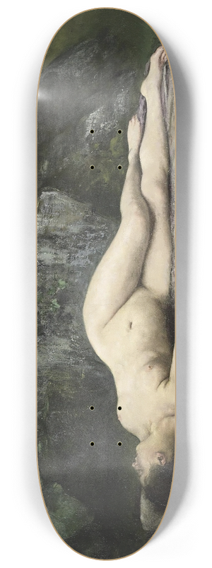 Henri Gervex - A Sleeping Bather 8.25 inch art skate deck