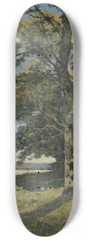 Henri-Joseph Harpignies - Les Bords De Lyonne 8.25 inch art skate deck
