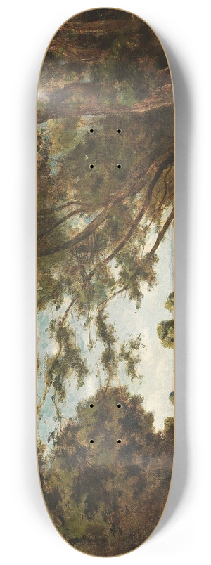 Henri-Joseph Harpignies - Le Sentier Au Prs De La Rivire 8.25 inch art skate deck
