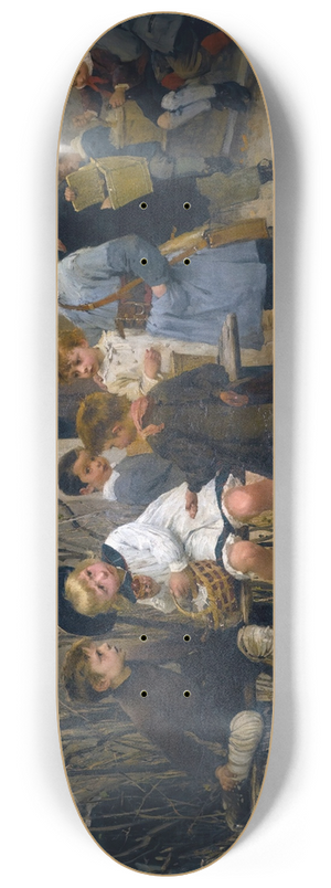 Henri-Jules-Jean Geoffroy - Lheure Du Gouter 8.25 inch art skate deck