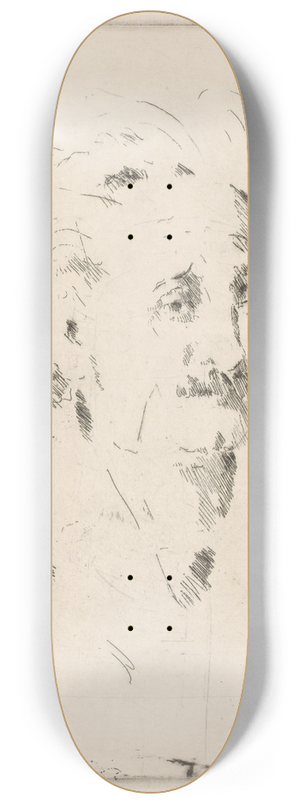 Henrik Lund - Albert Einstein 8.25 inch art skate deck