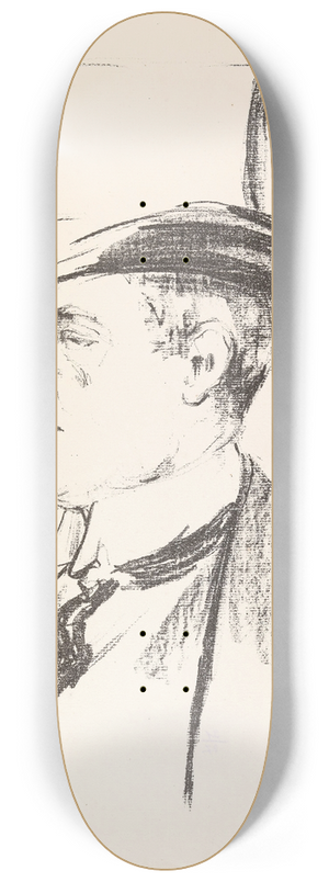 Henrik Lund - Edvard Munch 8.25 inch art skate deck