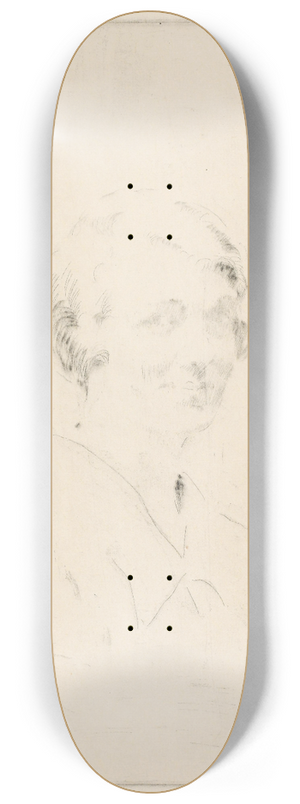 Henrik Lund - Kvinneportrett 8.25 inch art skate deck